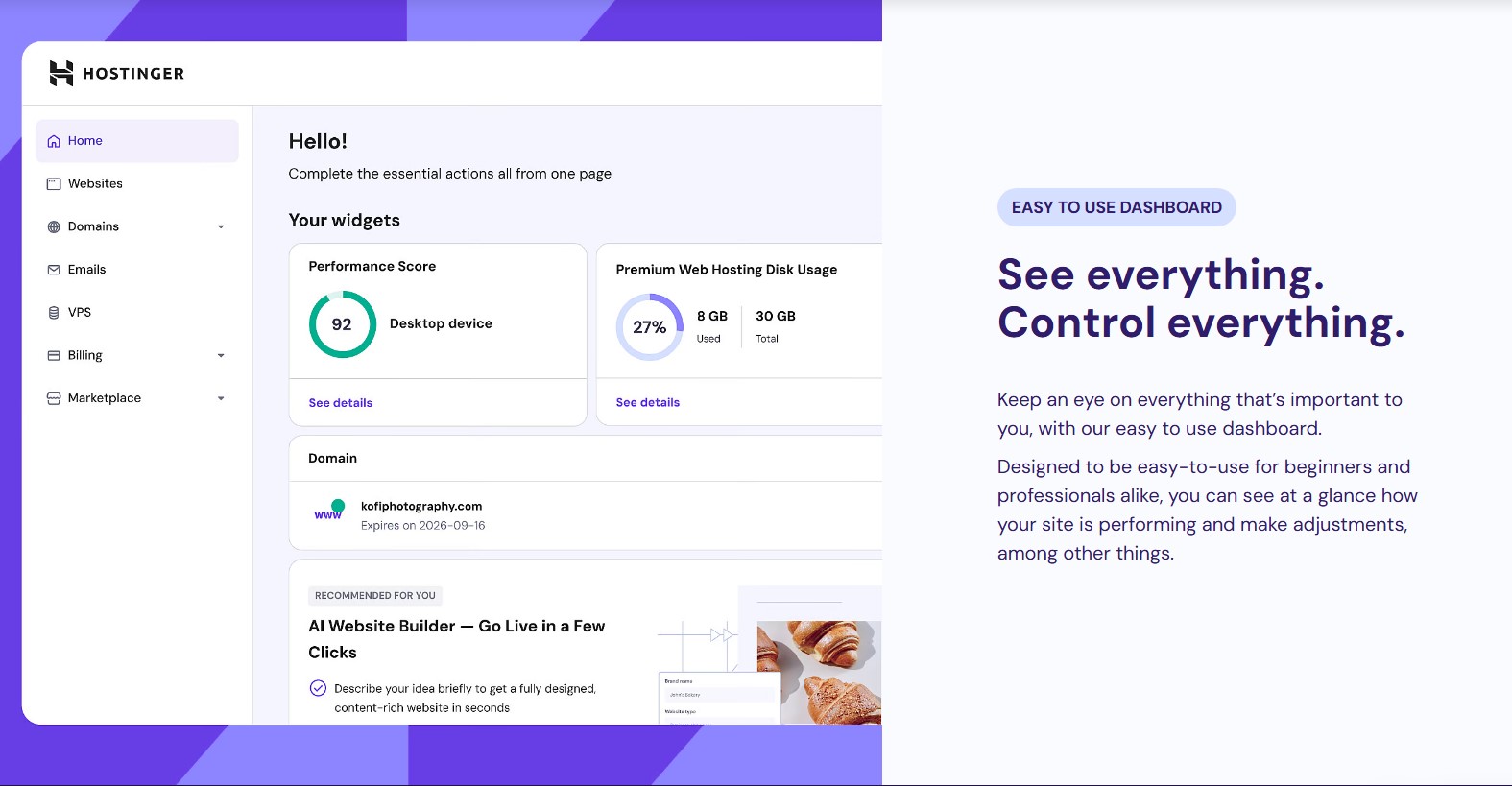Hostinger Coupons, Up to 85% off Managed WordPress hosting